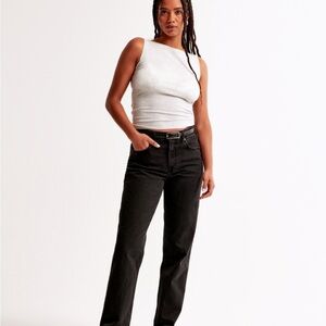 Abercrombie & Fitch High Rise Black Jeans